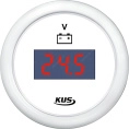 Вольтметр цифровой 8-32 вольт WW бел/бел KUS (KY23303)